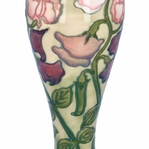 Moorcroft Collectors Club Sweet Pea Vase