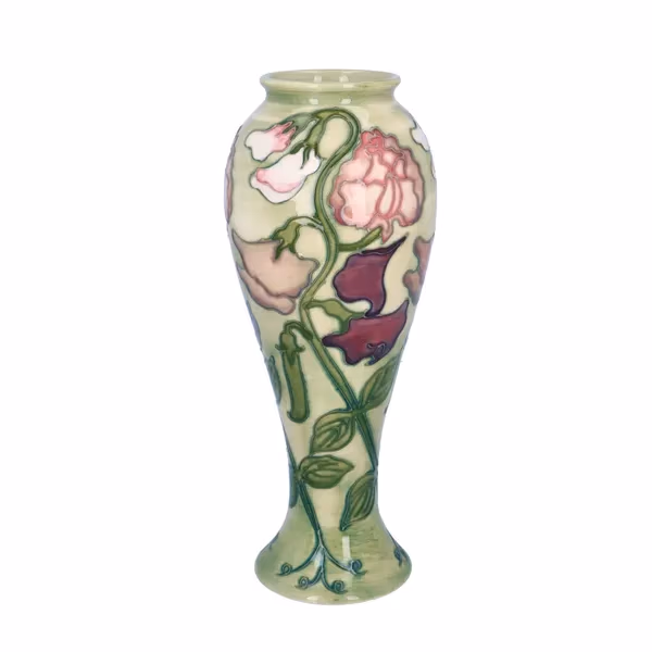 Moorcroft Collectors Club Sweet Pea Vase