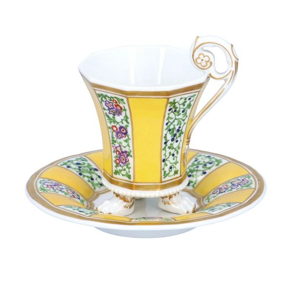 KPM Berlin Porcelain Cup and Saucer