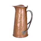 Pair of Rare Large Copper Jugs