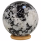 witte maansteen 57 mm - 360° presentation