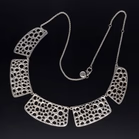 Sterling Silver Foite Coral-Inspired Necklace