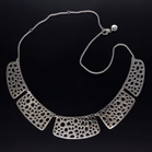 Sterling Silver Foite Coral-Inspired Necklace