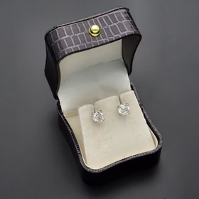 Platinum Diamond Stud Earrings