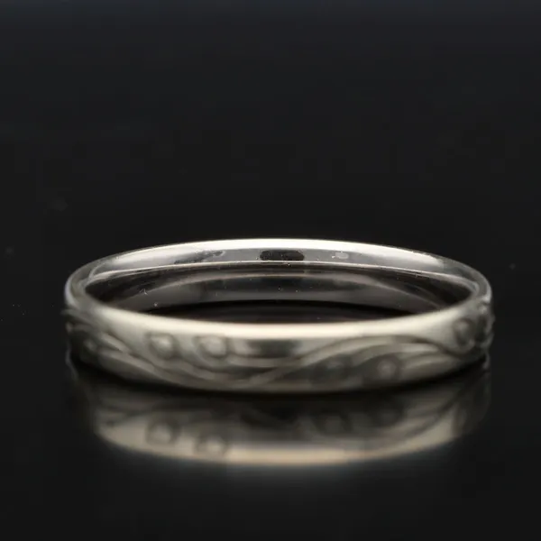 Gold Diamond Art Nouveau Style Ring