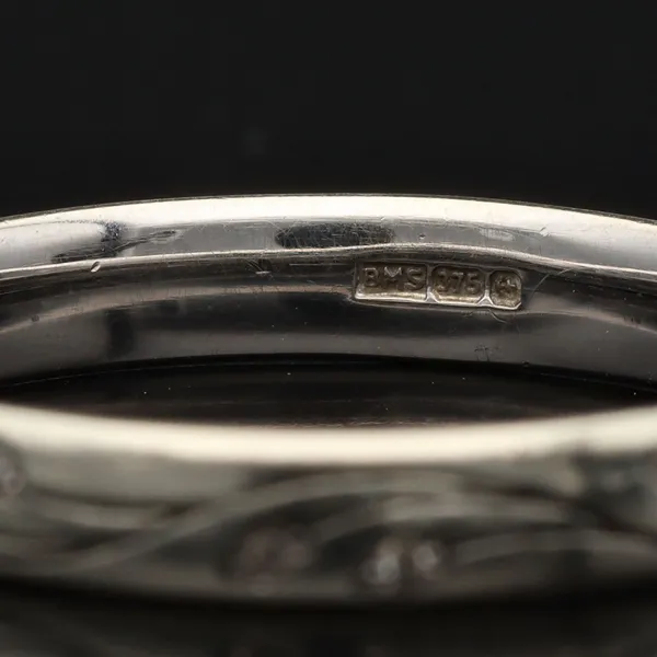 Gold Diamond Art Nouveau Style Ring