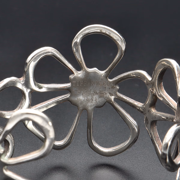 Tiffany & Co Elsa Peretti Sterling Silver Daisy Cuff