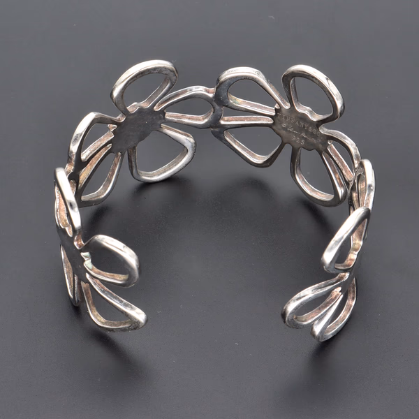 Tiffany & Co Elsa Peretti Sterling Silver Daisy Cuff