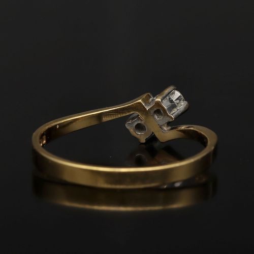 18ct Gold 0.25ct Diamond Ring. London 1985 image-5