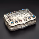 Garnet & Turquoise Small Box