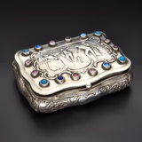 Garnet & Turquoise Small Box