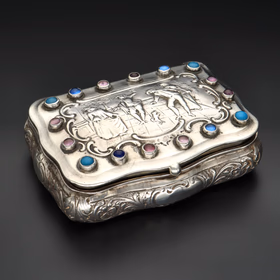 Garnet & Turquoise Small Box