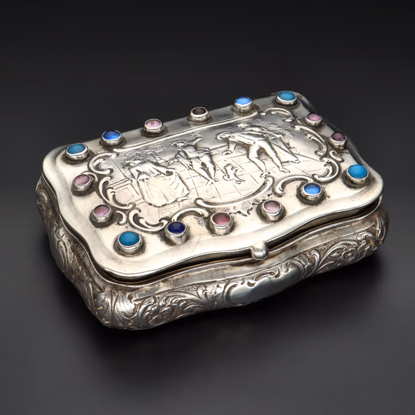 Garnet & Turquoise Small Box