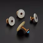 Edwardian 9ct Gold Mother of Pearl Cufflinks