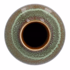 Cobridge Stoneware Green and Brown High Fired Glaze Vase