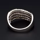 9ct White Gold Gem Ring with Amethyst, Citrine, Topaz, and Tourmaline