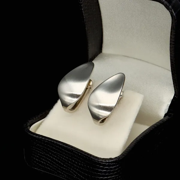 Pair of Georg Jensen Silver Earrings