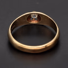 9k Gold Diamond Solitaire Ring