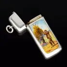 Edwardian Silver and Enamel Vesta