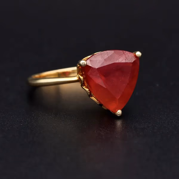 Gold Ruby Dress Ring