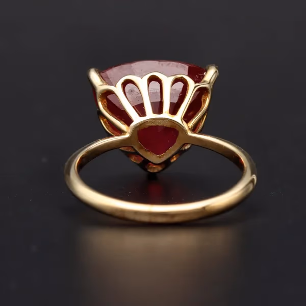 Gold Ruby Dress Ring