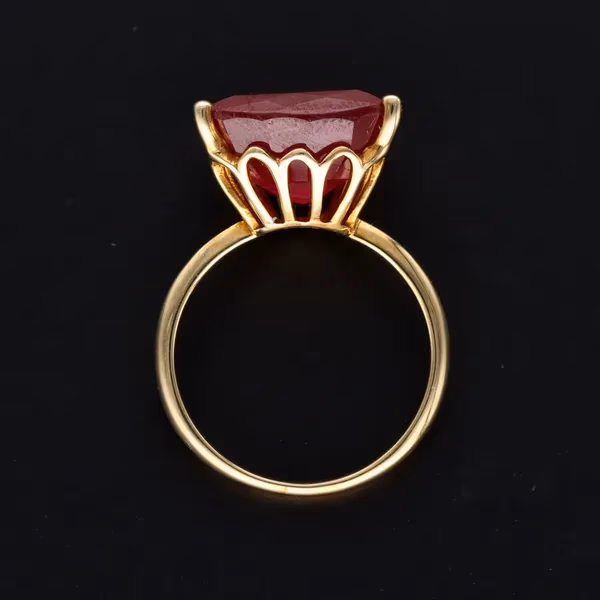 Gold Ruby Dress Ring