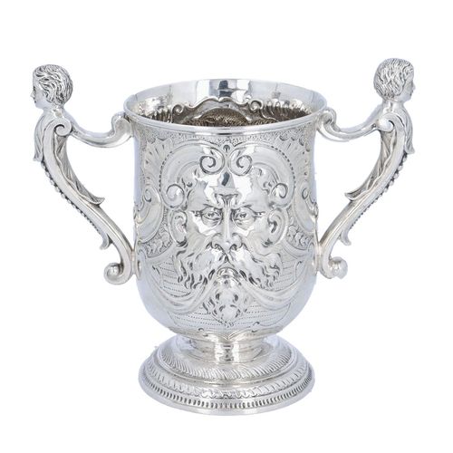 George III Period Silver Loving Cup image-1