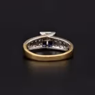 18ct Gold Diamond Sapphire Ring