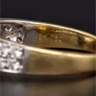18ct Gold Diamond Sapphire Ring