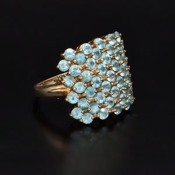 9ct Gold Apatite Ring