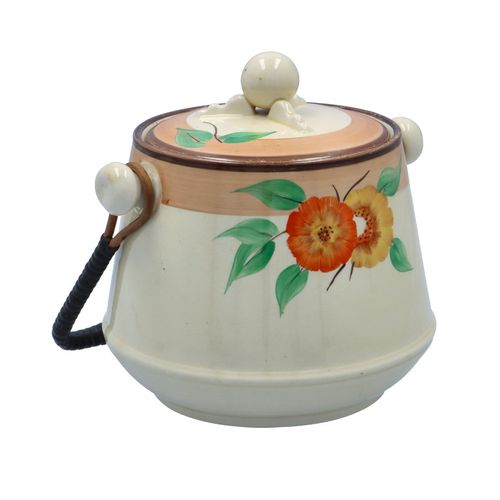 Clarice Cliff Morning Dew Biscuit Barrel image-3