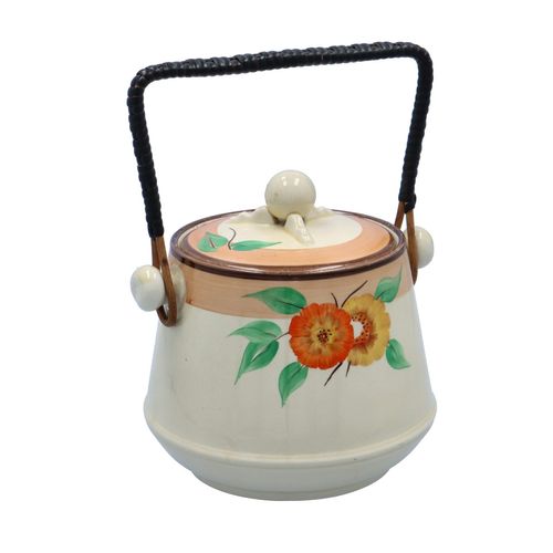 Clarice Cliff Morning Dew Biscuit Barrel image-2