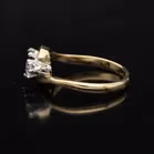 18ct Gold Sapphire and Diamond and Diamond Ring