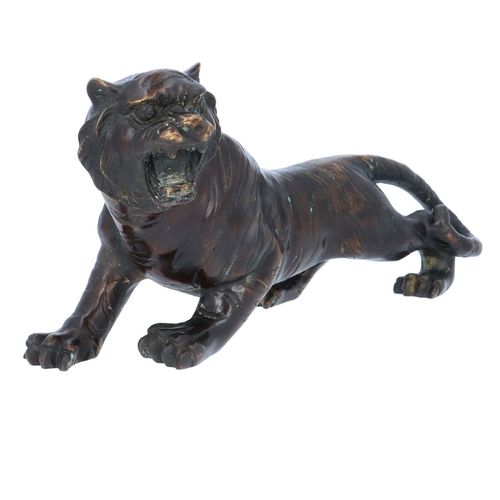 19th Century Japanese Bronze Tiger image-1