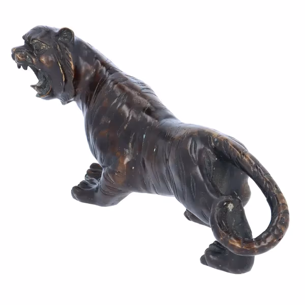 19th Century Japanese Bronze Tiger