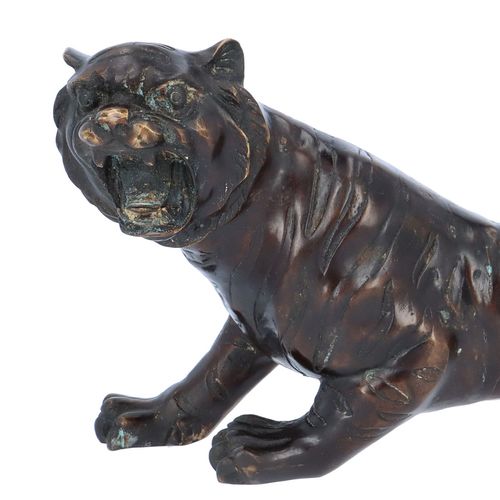 19th Century Japanese Bronze Tiger image-2