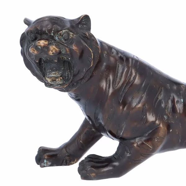 19th Century Japanese Bronze Tiger