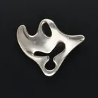 Georg Jensen Silver Amoeba Brooch by Henning Koppel