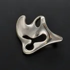 Georg Jensen Silver Amoeba Brooch by Henning Koppel