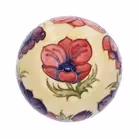 Large Moorcroft Anemone Ginger Vase