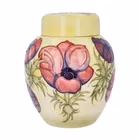Large Moorcroft Anemone Ginger Vase