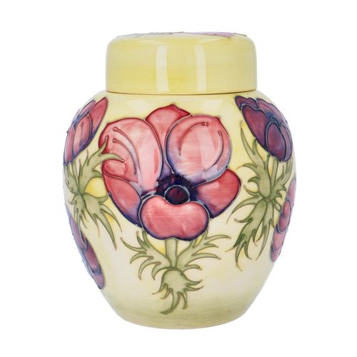 Large Moorcroft Anemone Ginger Vase image-3