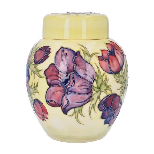 Large Moorcroft Anemone Ginger Vase image-2