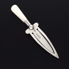 Antique Hallmarked Sterling Silver and Mother of Pearl Bookmark