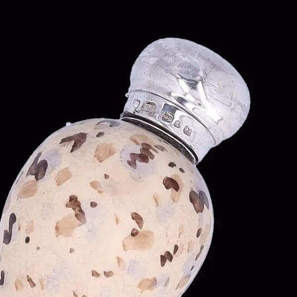 Victorian Silver Topped Scent Bottle