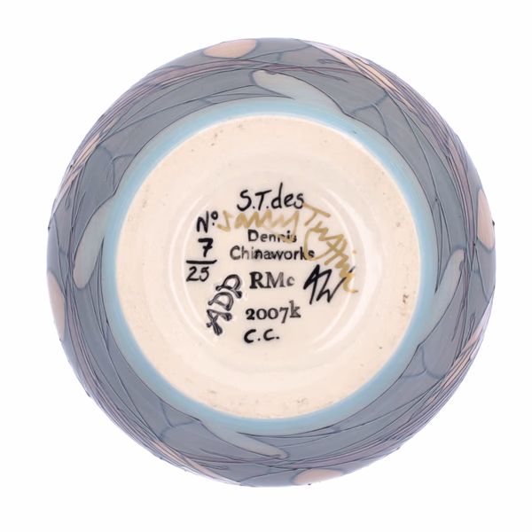 Limited Edition Dennis Chinaworks Robin Vase