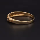 14ct Gold Diamond Sapphire Large Ring