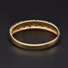 14ct Gold Diamond Sapphire Large Ring