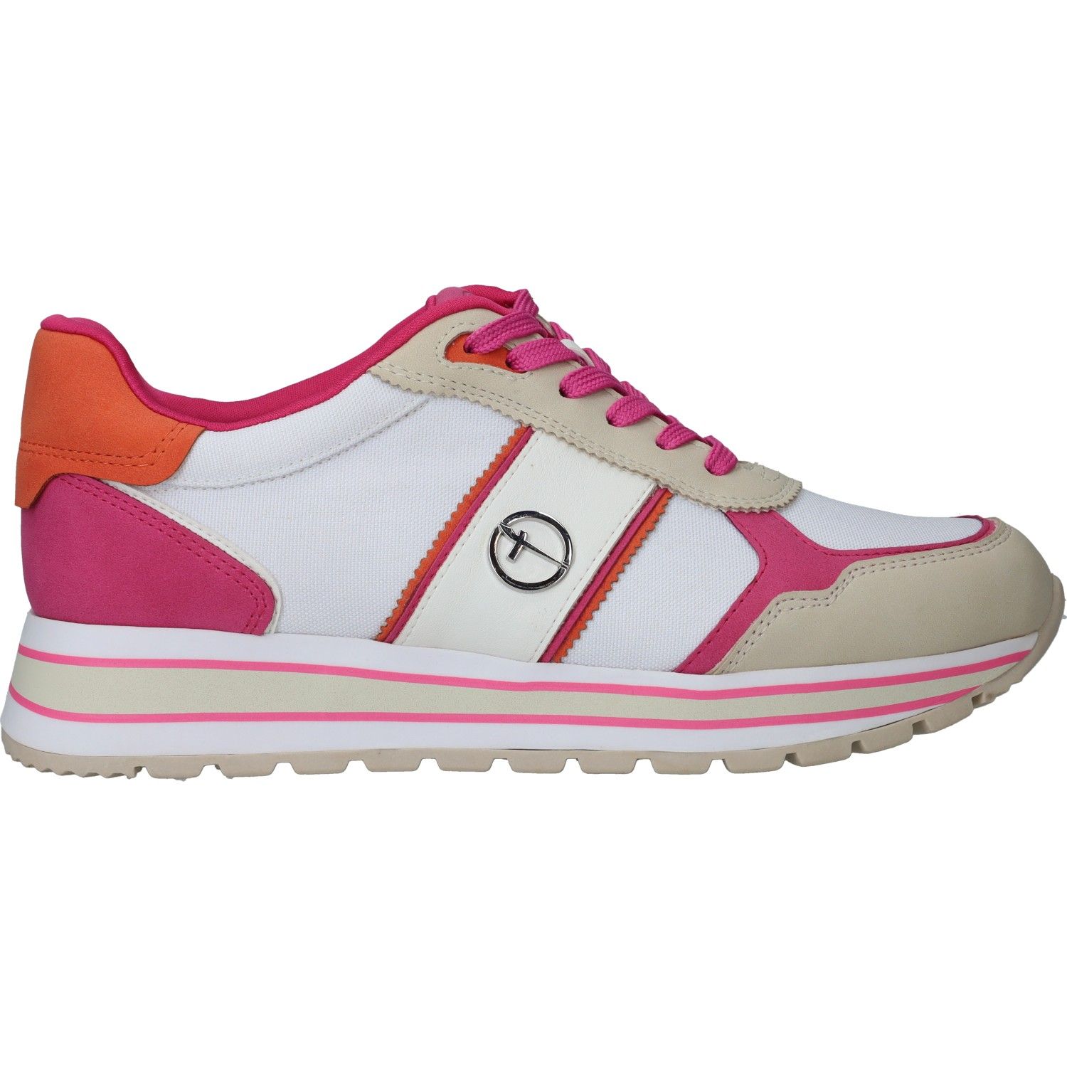 Tamaris Essentials Sneakers roze Synthetisch - Dames - Maat 42