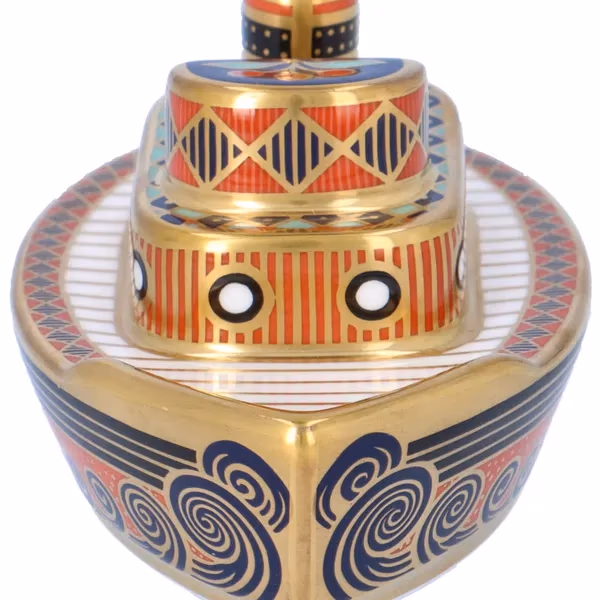 Royal Crown Derby Treasures of Childhood Tug Boat